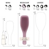 image:imageTangle Teezer PlantBased Ultimate Detangler Brush for Fine Hair GreenEarthy Purple