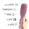 image:imageTangle Teezer PlantBased Ultimate Detangler Brush for Fine Hair GreenEarthy Purple