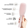 image:imageTangle Teezer PlantBased Ultimate Detangler Brush for Fine Hair GreenMarshmallow Pink
