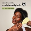 image:imageTangle Teezer PlantBased Ultimate Detangler Brush for Fine Hair GreenPastel Yellow