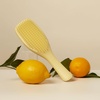 image:imageTangle Teezer PlantBased Ultimate Detangler Brush for Fine Hair GreenPastel Yellow