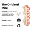 image:imageTangle Teezer The Original Mini Detangling Hairbrush  Palm Size Perfect for Kids amp Travelling  Ideal for Wet amp Dry Hair Reduces Flyaways  Orange SafariOrange Safari