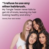 image:imageTangle Teezer Ultimate Detangler Mini Hair Brush Runway PinkElectric Raspberry