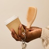 image:imageTangle Teezer Ultimate Detangler Mini Hair Brush Runway PinkOat Cream
