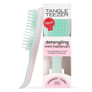 image:imageTangle Teezer Ultimate Detangler Mini Hair Brush Runway PinkMarshmallow Pink  Mint